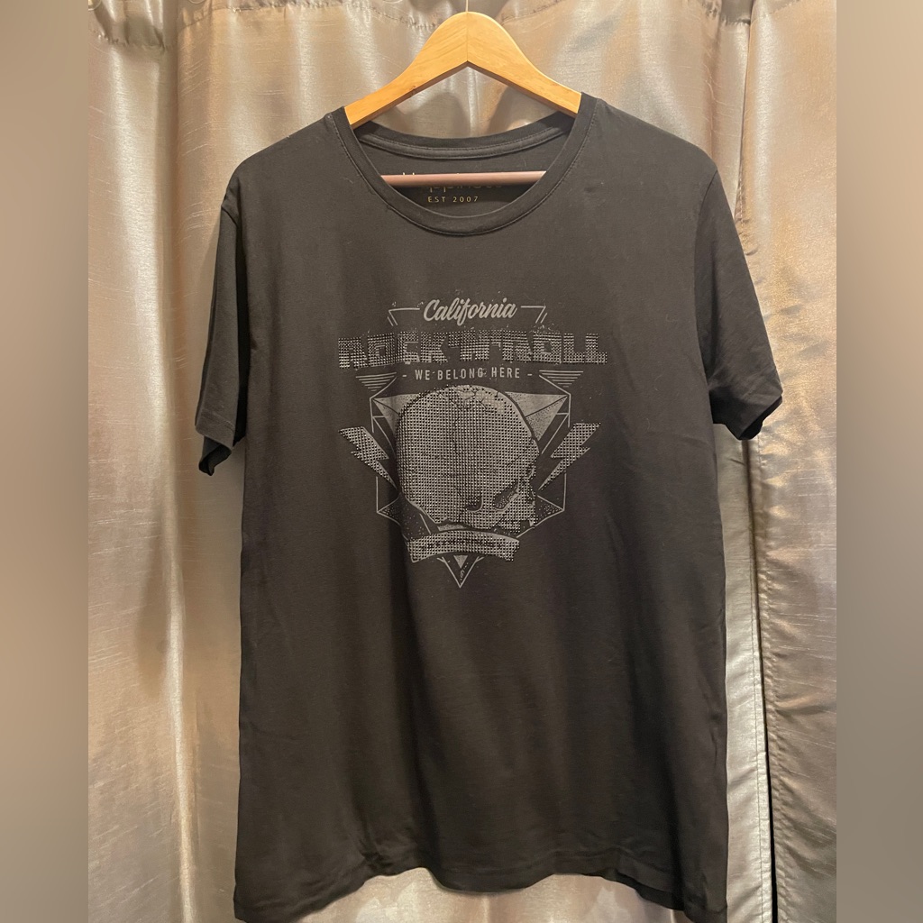 Happiness Brand Rock And Roll Studded Tshirt
